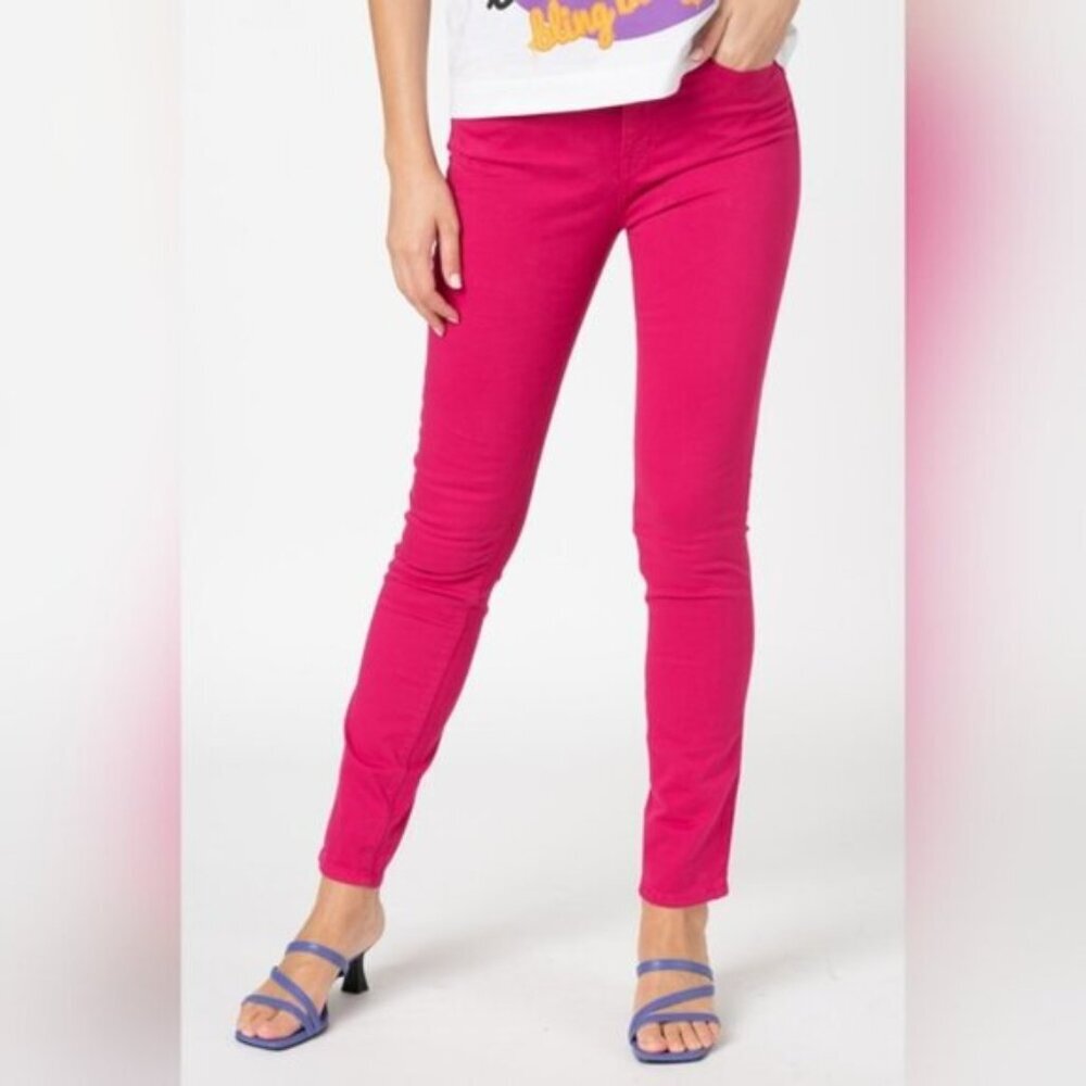 Love Moschino Fuschia Slim Ankle Jeans 27